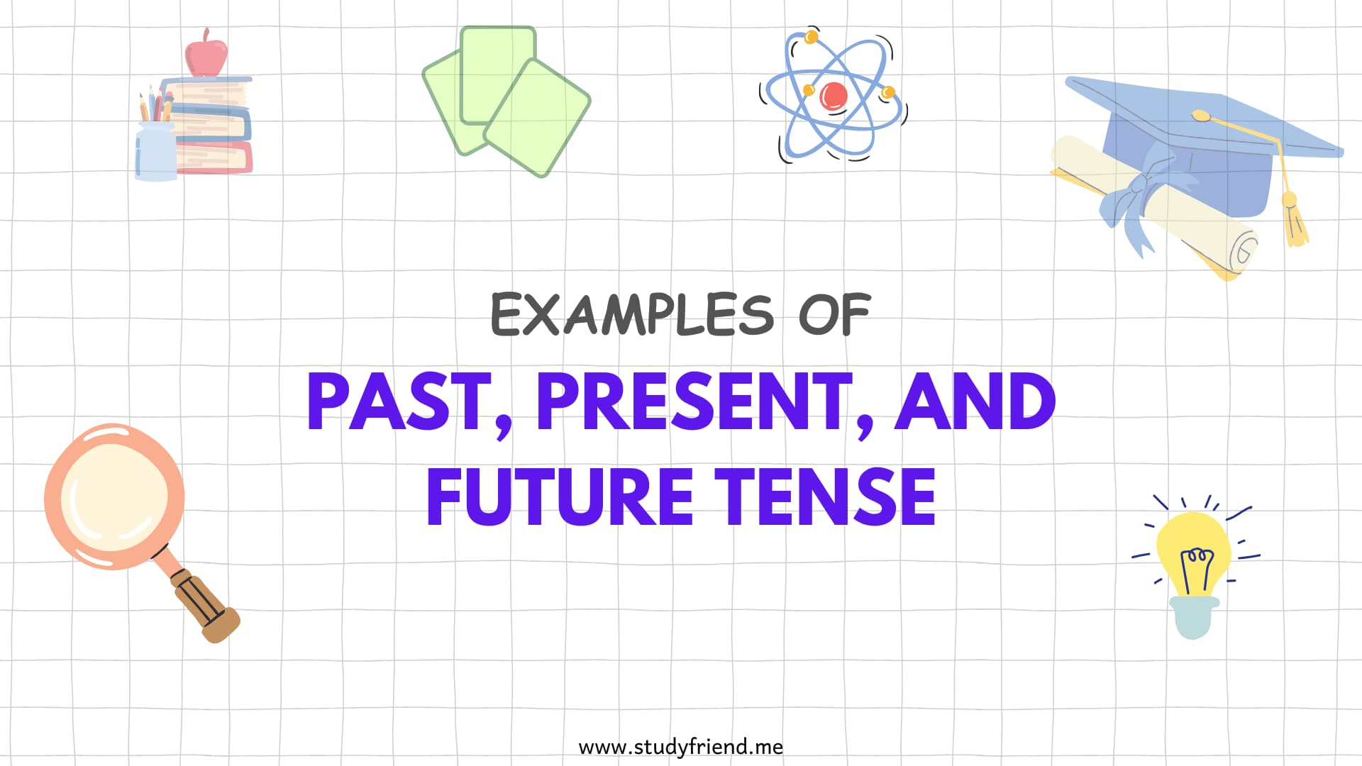 100 Examples of Past, Present, and Future Tense