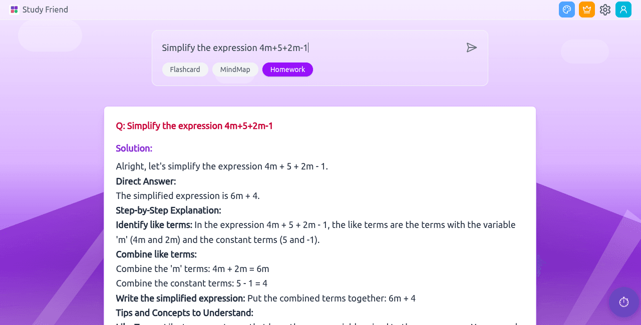 AI Homework Example