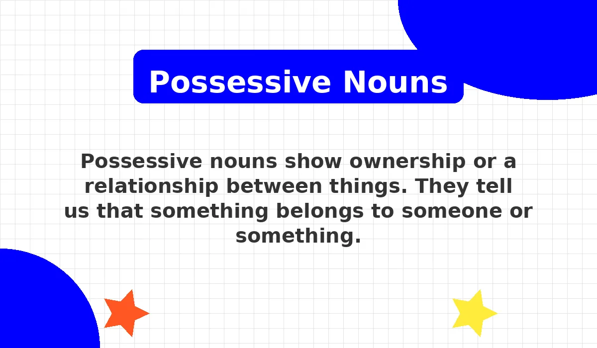 Possessive Noun Definition and Examples